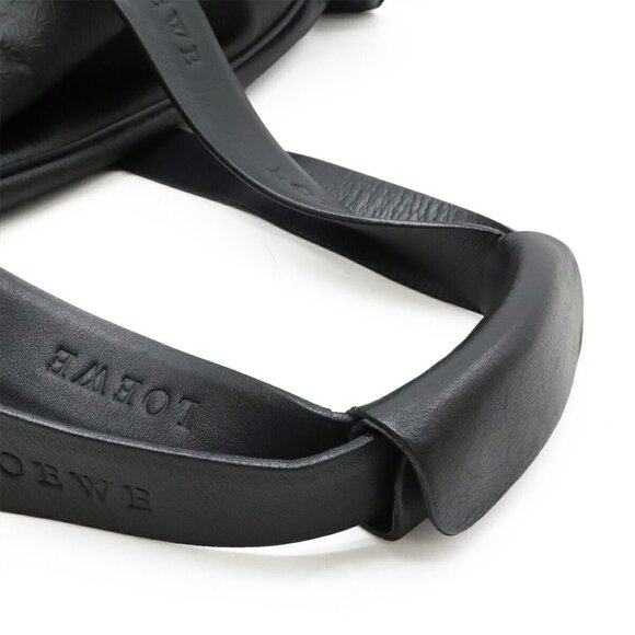 LOEWE Black Leather Shoulder Bag - Picture 5 of 10